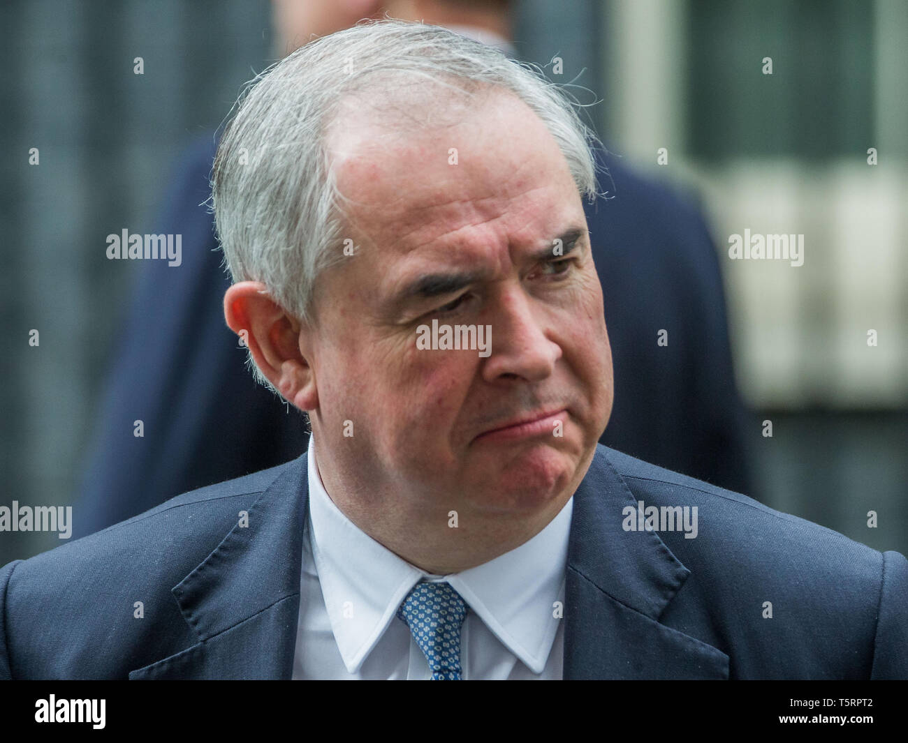 Ministers depart Downing Street following Cabinet Meeting.  Featuring: Geoffrey Cox QC MP Where: London, United Kingdom When: 26 Mar 2019 Credit: Wheatley/WENN Stock Photo