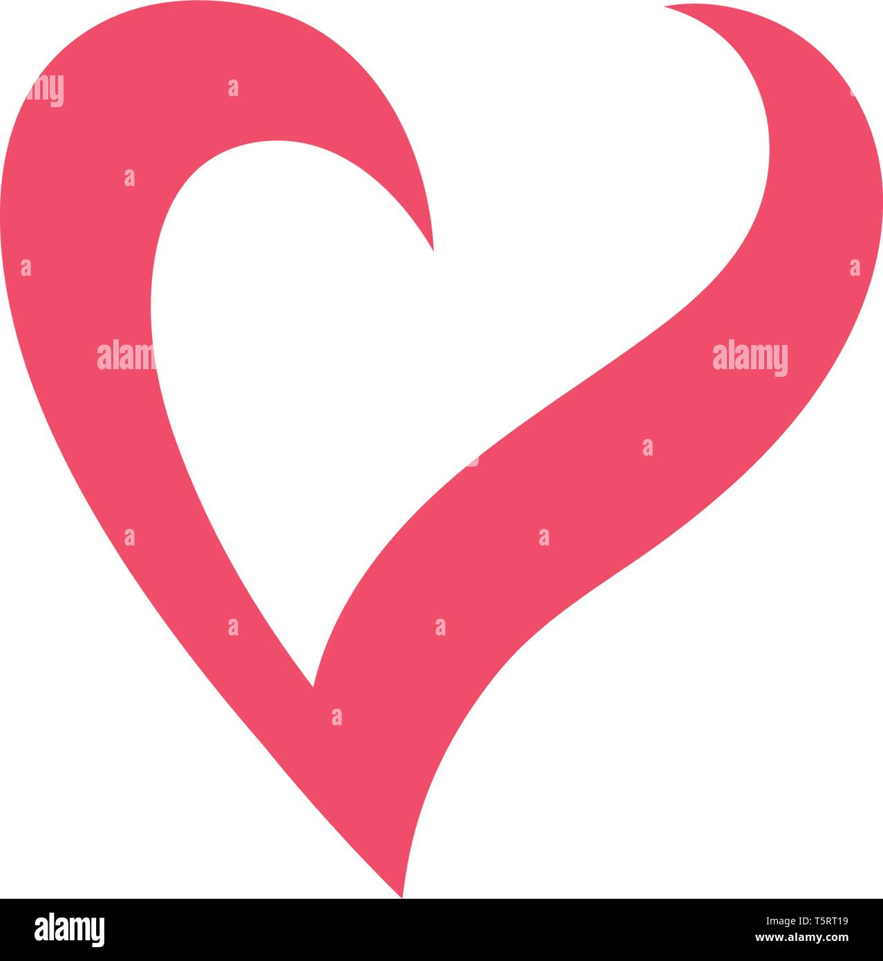 Love heart logo and template vector Stock Vector Image & Art - Alamy