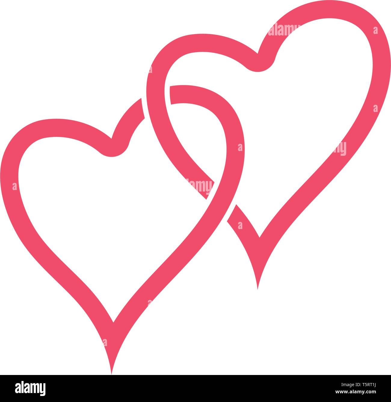 Love heart logo and template vector Stock Vector Image & Art - Alamy
