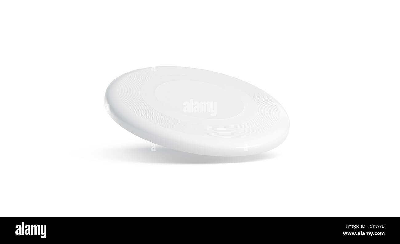 Download Blank White Plastic Frisbee Mockup Isolated No Gravity 3d Rendering Empty Flying Disc Mock Up Clear Round Toy For Summer Game In Park Air Disk F Stock Photo Alamy