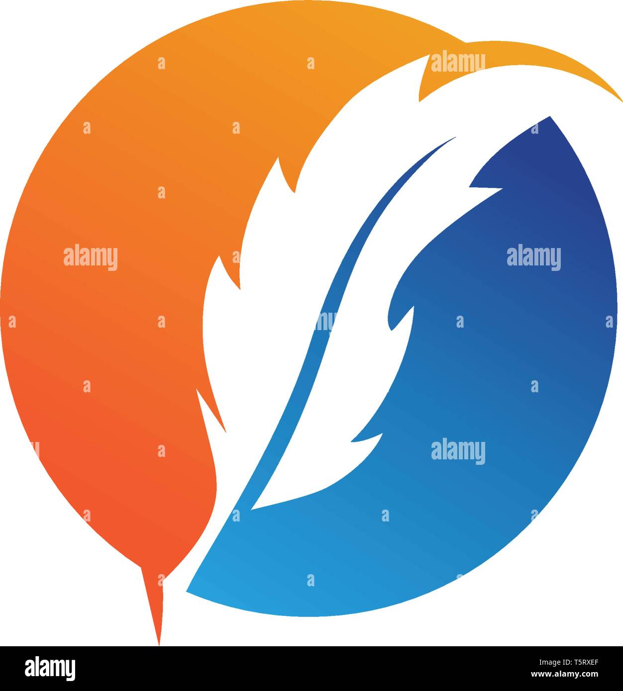 Feather Vector Vectors High Resolution Stock Photography and Images - Alamy