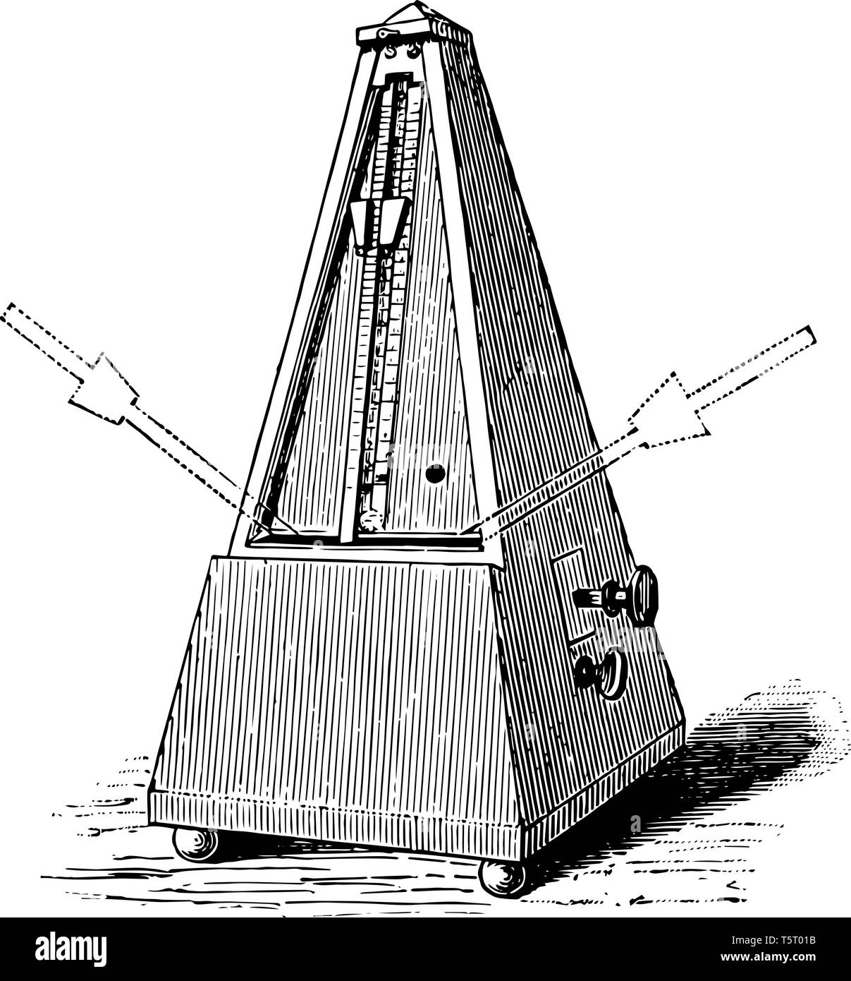 The metronome Stock Vector Images Alamy
