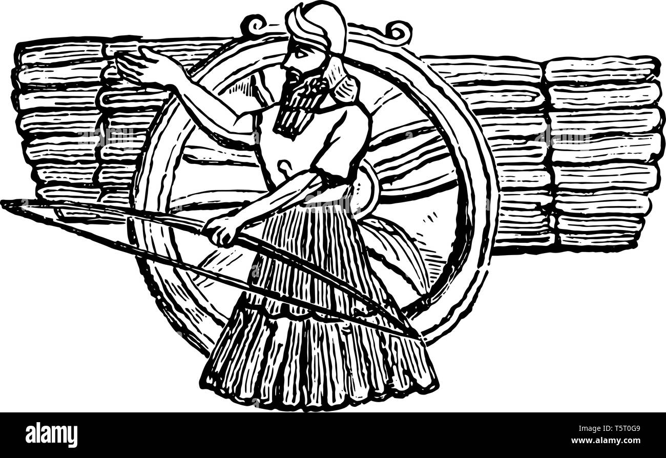 Nisroch Stock Vector Images Alamy