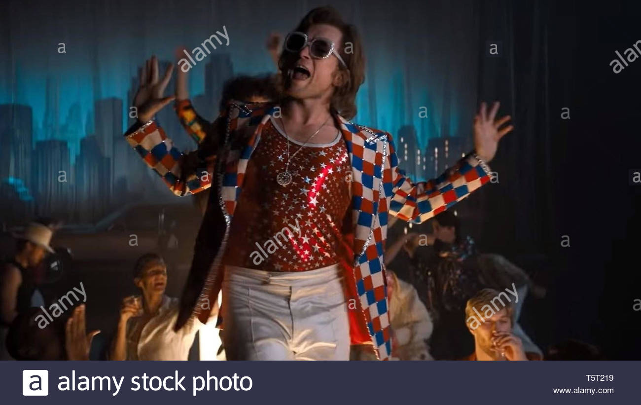 ROCKETMAN 2019 de Dexter Fletcher Taron Egerton. biopic; biographie; biography; Sir ...