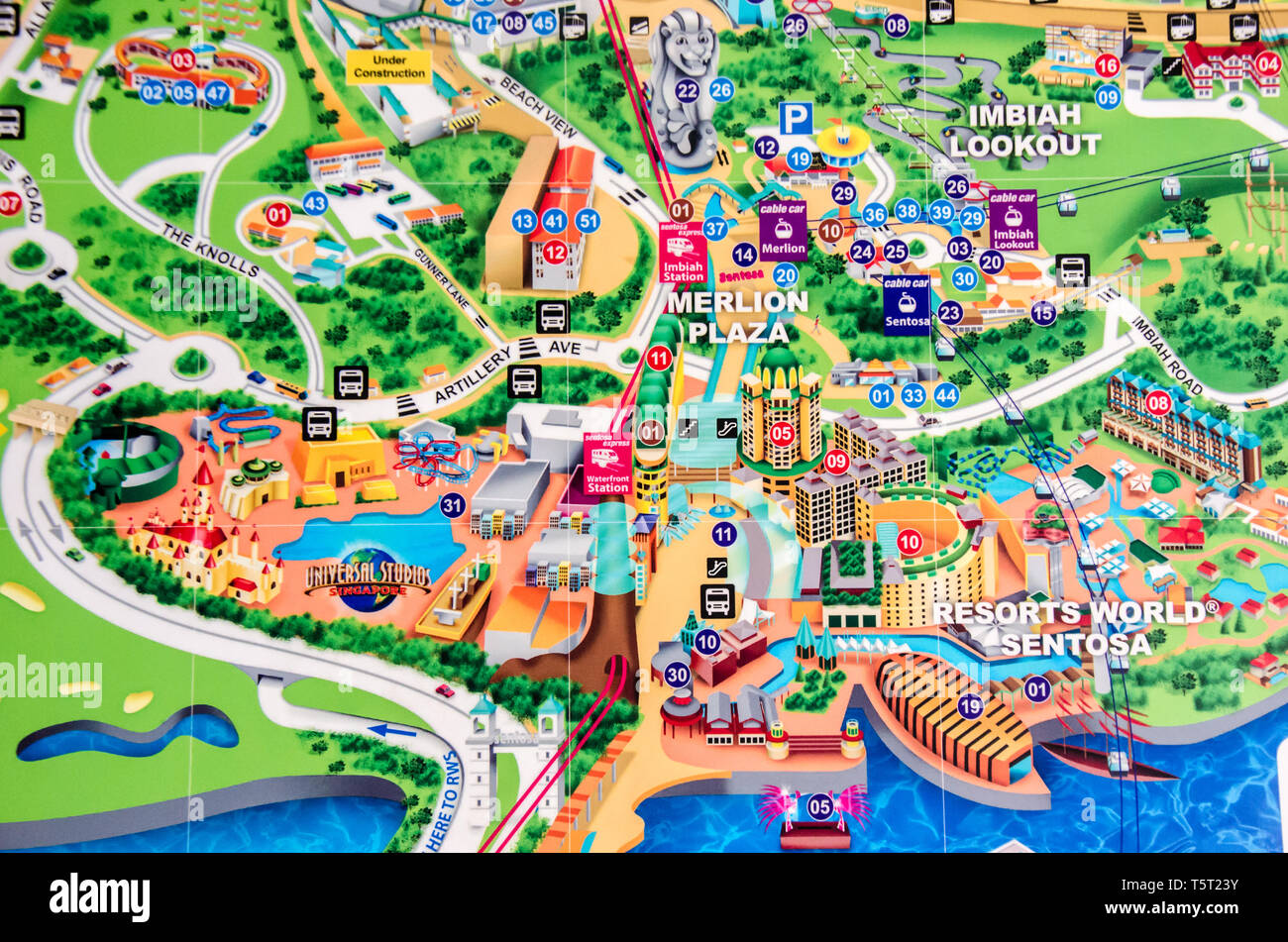 singapore tourist map 2023