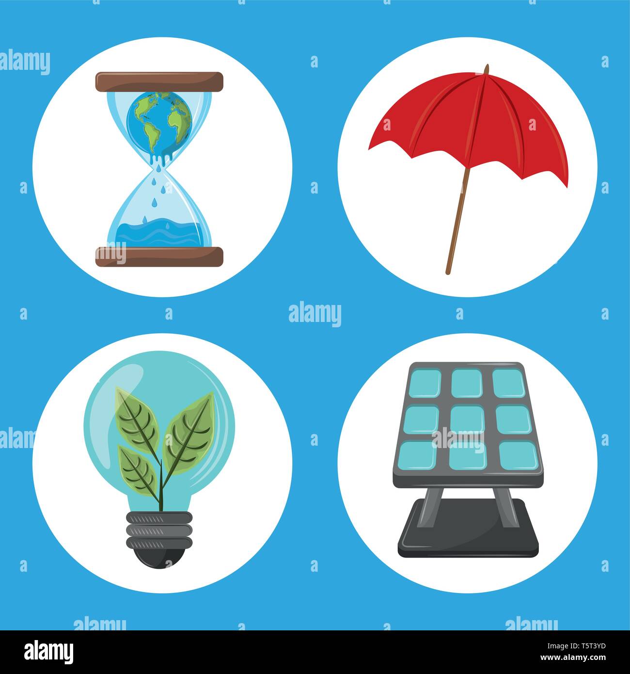 set of global warming icons Stock Vector Image & Art - Alamy