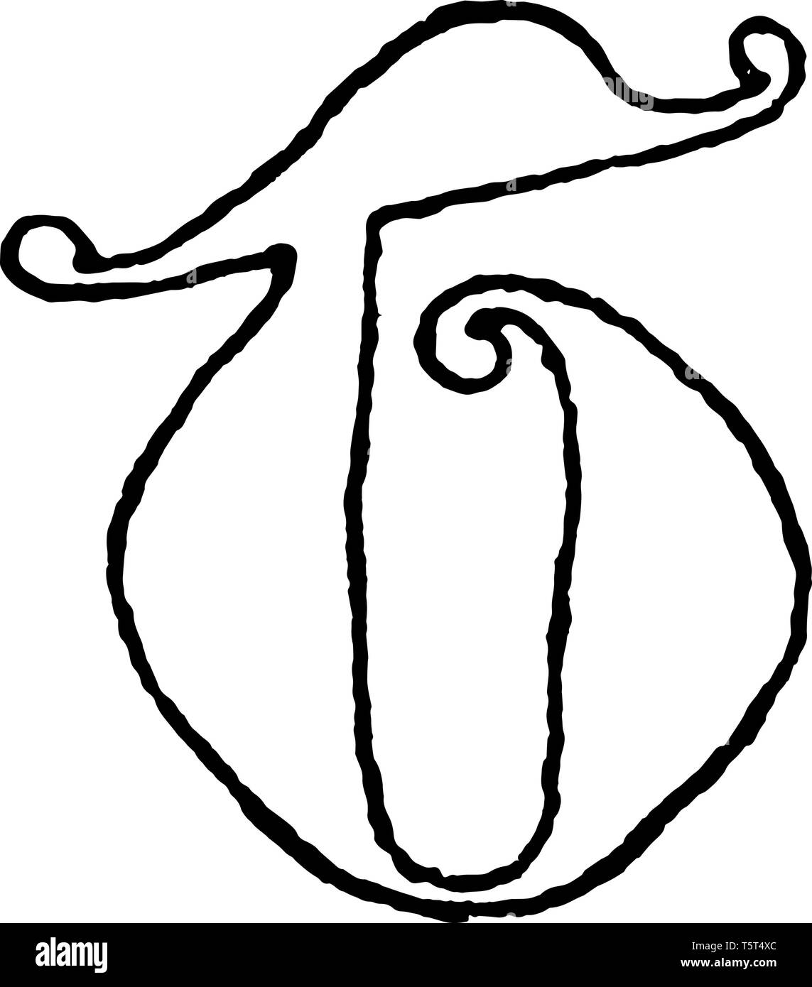Old English of T which is an Old English letter from the tomb of ...