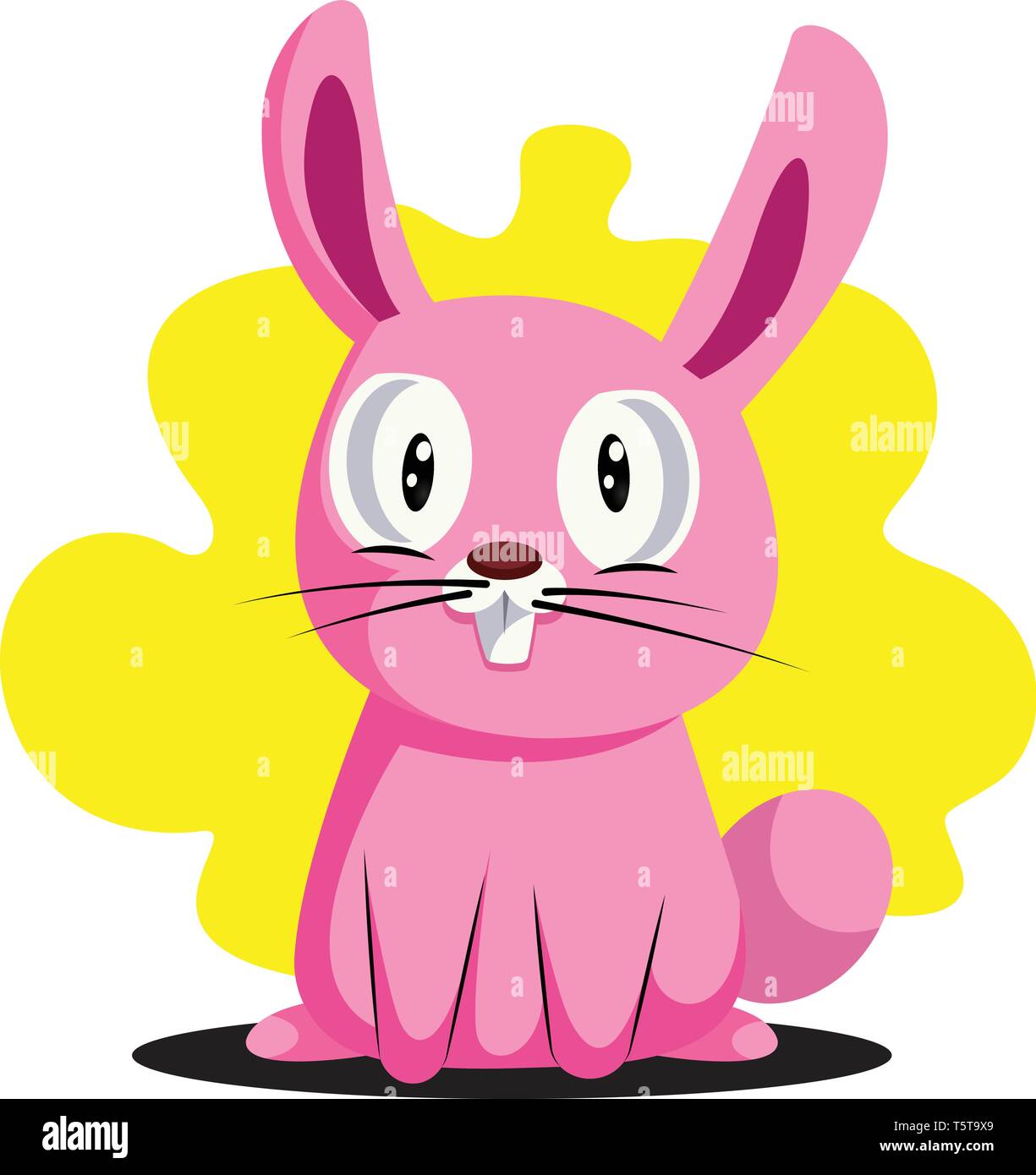 Funny pink Easter bunny with big teeth illustration web vector on white background Stock Vector Image & Art - Alamy Funny pink Easter bunny with big teeth illustration web vector on white background Stock Vector Image & Art - Alamy