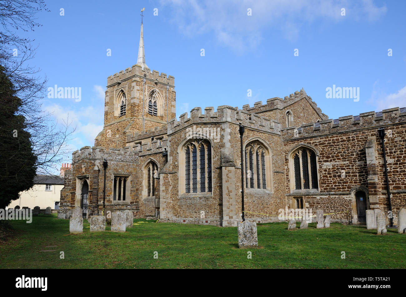 St Marys Church, Gamlingay, Cambridgeshire. Sir Nikolaus Pevsner described St Mary's as the most