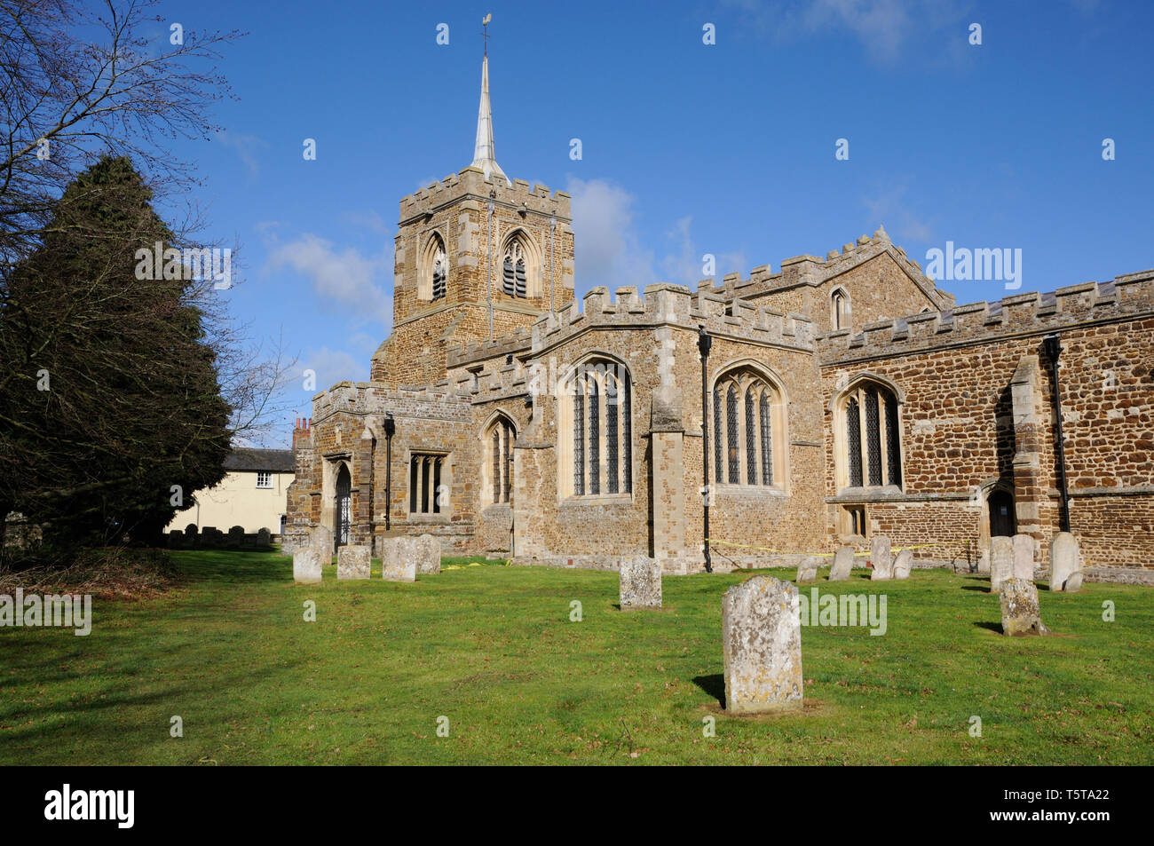 St Marys Church, Gamlingay, Cambridgeshire. Sir Nikolaus Pevsner described St Mary's as the most