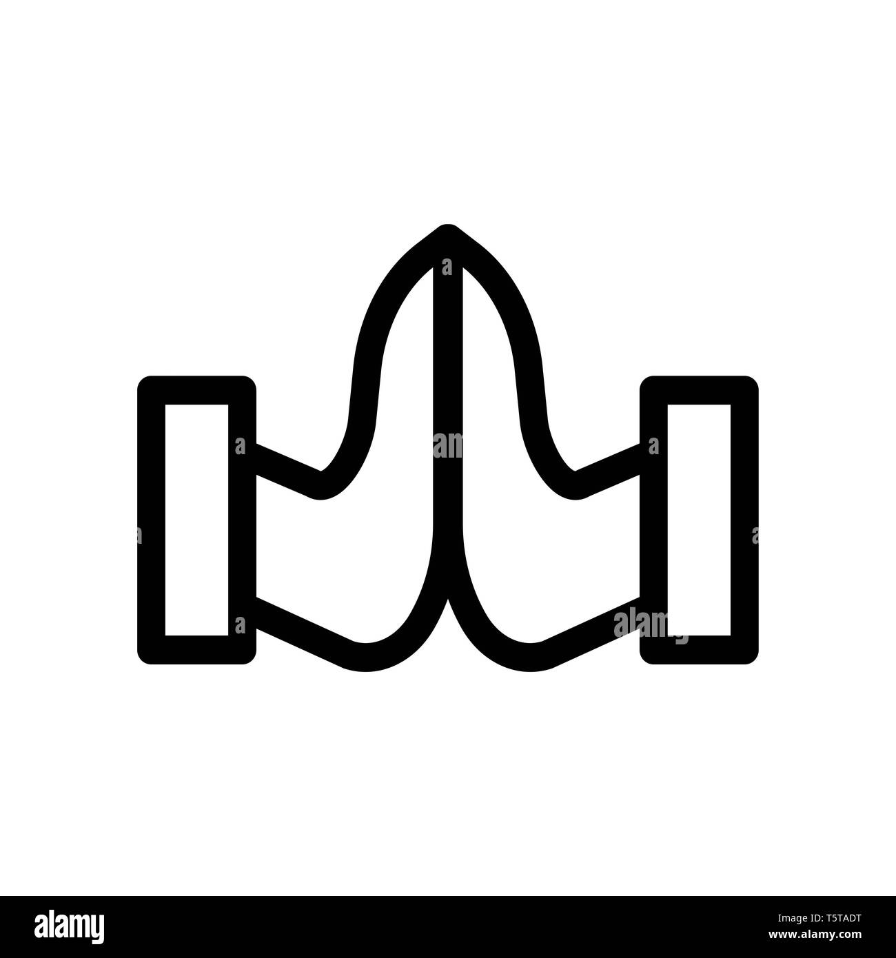 Ramadan Pray Prayer Peace Forgive Islam Religion Culture Vector Line Icons. Editable Stroke and color. Stock Photo