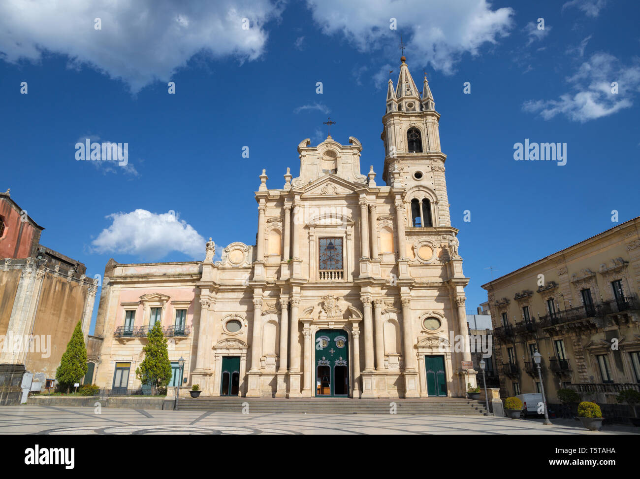 Acireale - The church Basilica dei Santi Pietro e Paolo Stock Photo - Alamy
