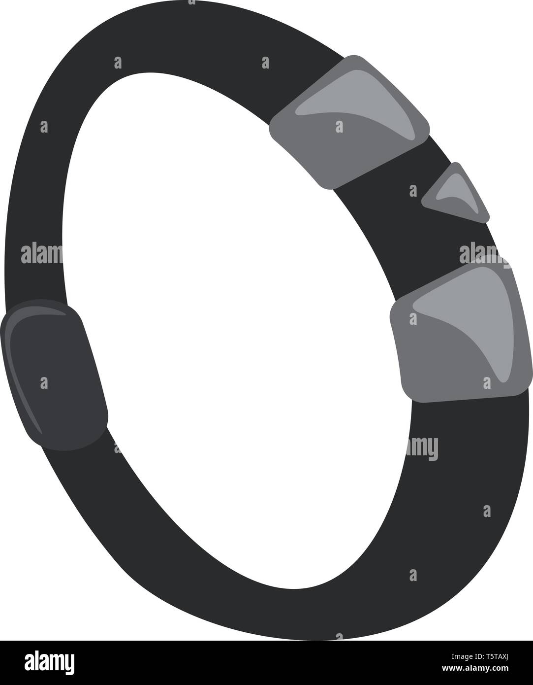 Black-colored cartoon wrist band with grey-colored designs works well on  friendship day vector color drawing or illustration Stock Vector Image &  Art - Alamy