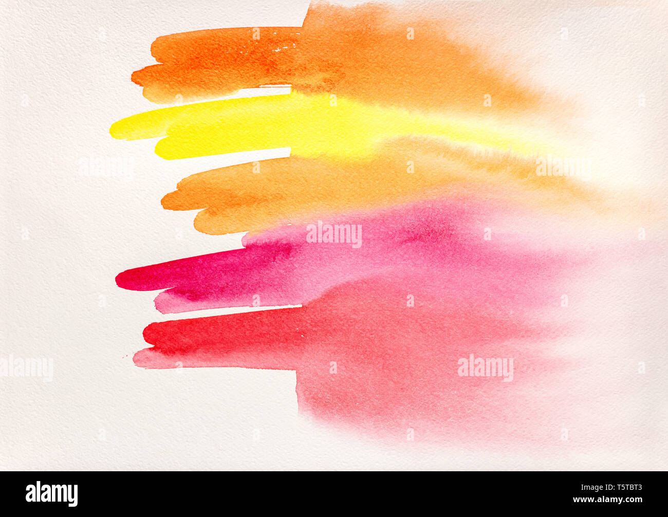Light pink watercolor brush strokes hi-res stock photography and images ...