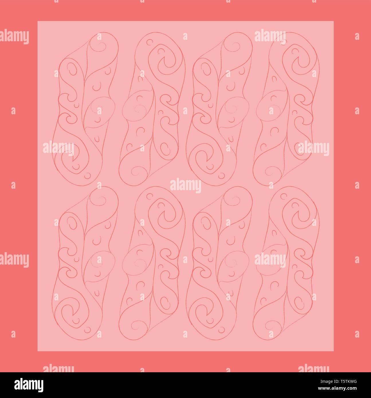 The Ornament For Bedroom Wall Pattern With Regular Designs