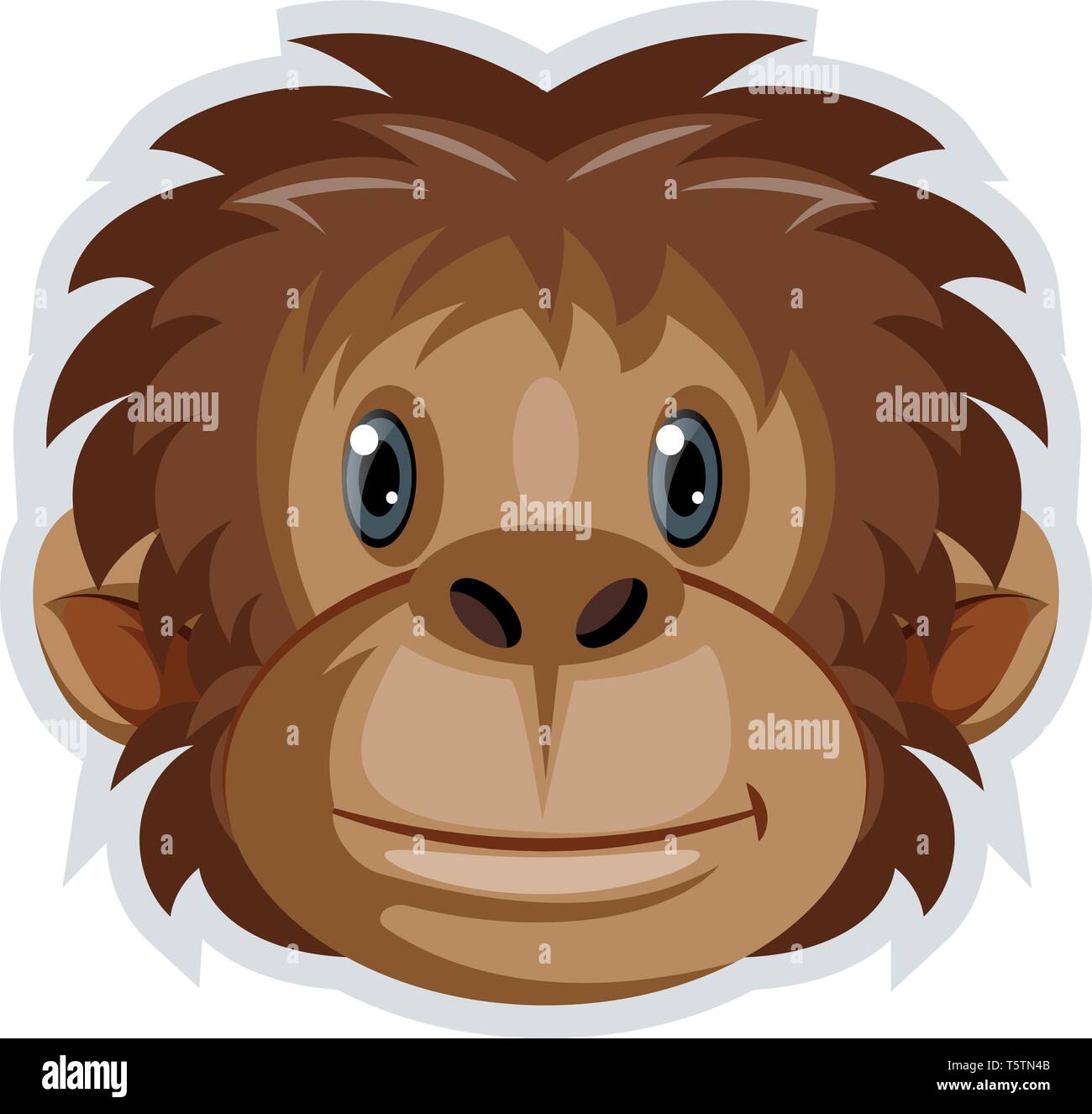 Monkey hair style hi-res stock photography and images - Alamy
