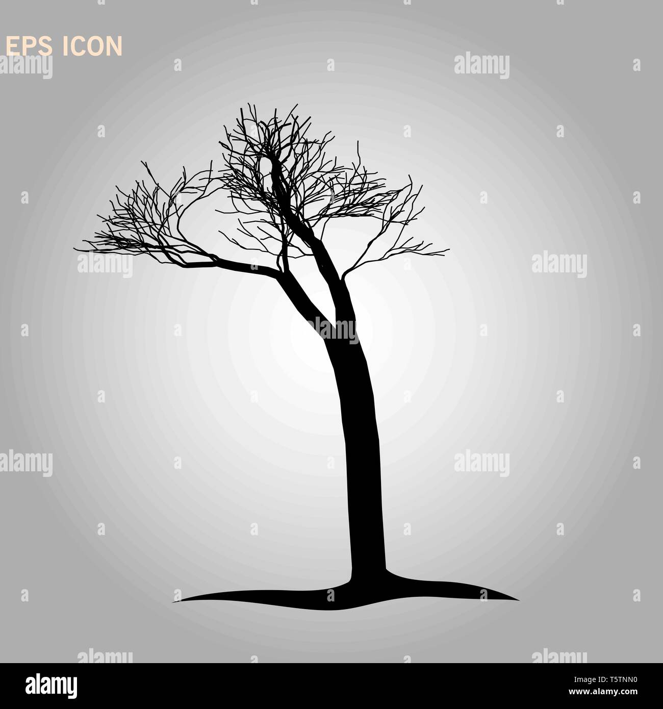 Nature and plant concept represented by dry tree icon. isolated and flat  illustration vector eps10 dead trees silhouette Stock Vector Image & Art -  Alamy
