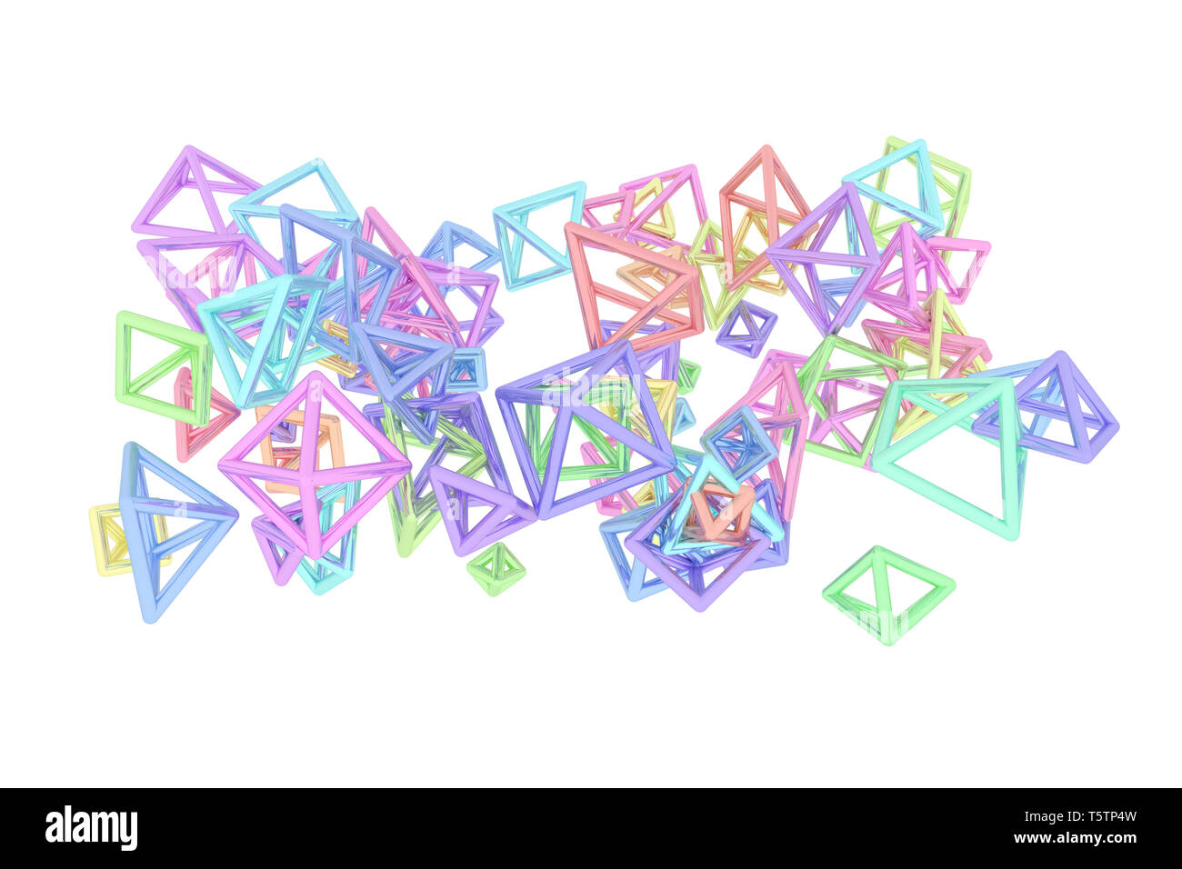 Square Flying Object Background abstract, bunch of triangle or square flying, inter-locked ...