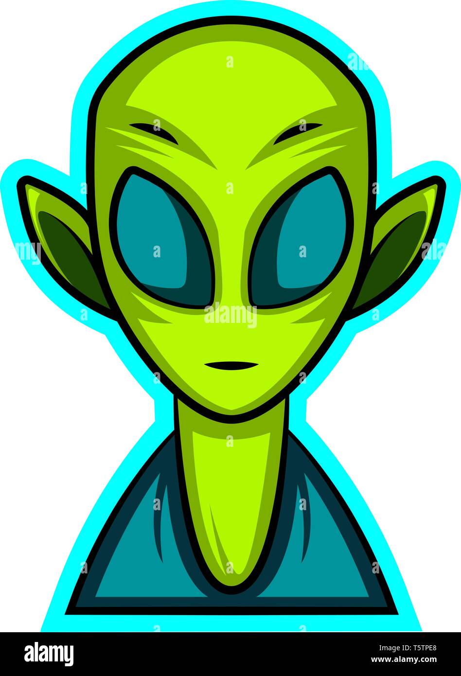 Gaming logo of an alien illustration vector on white background Stock  Vector Image & Art - Alamy