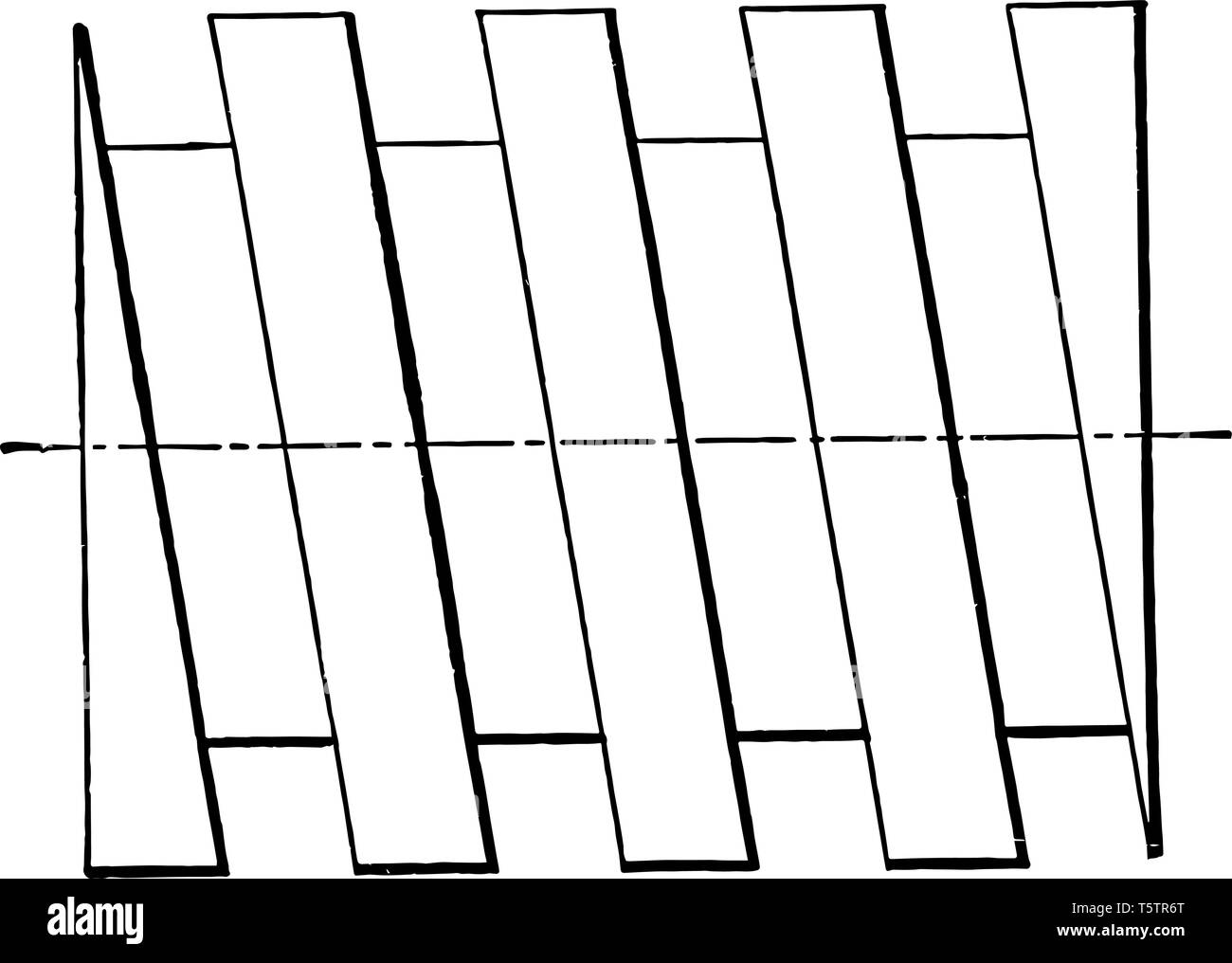 Square Thread Screw Mechanical Drawing Representation and used in ...