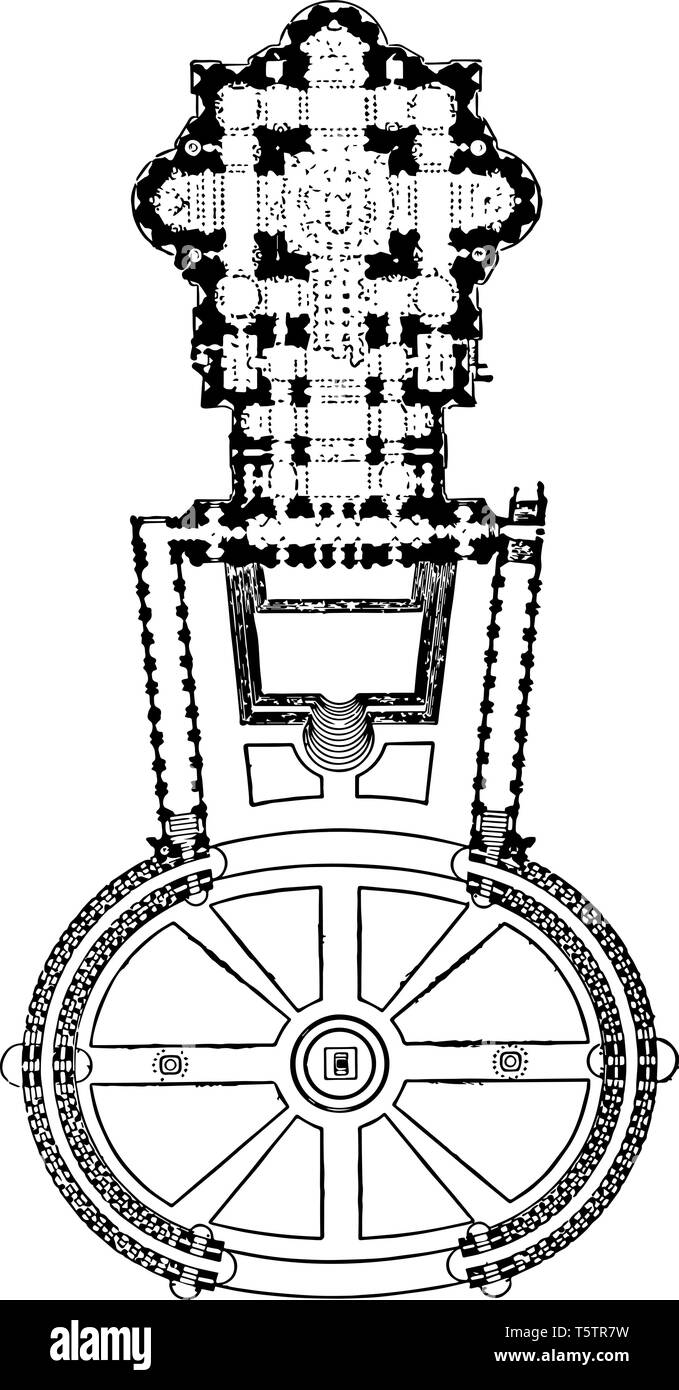 Plan of St Peters at Rome 1546 1564 an example of Italian Renaissance