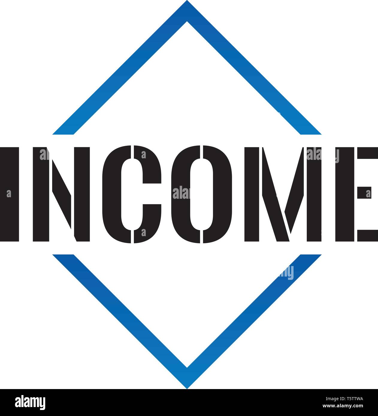 Income Triangle or pyramid line art vector icon Stock Vector