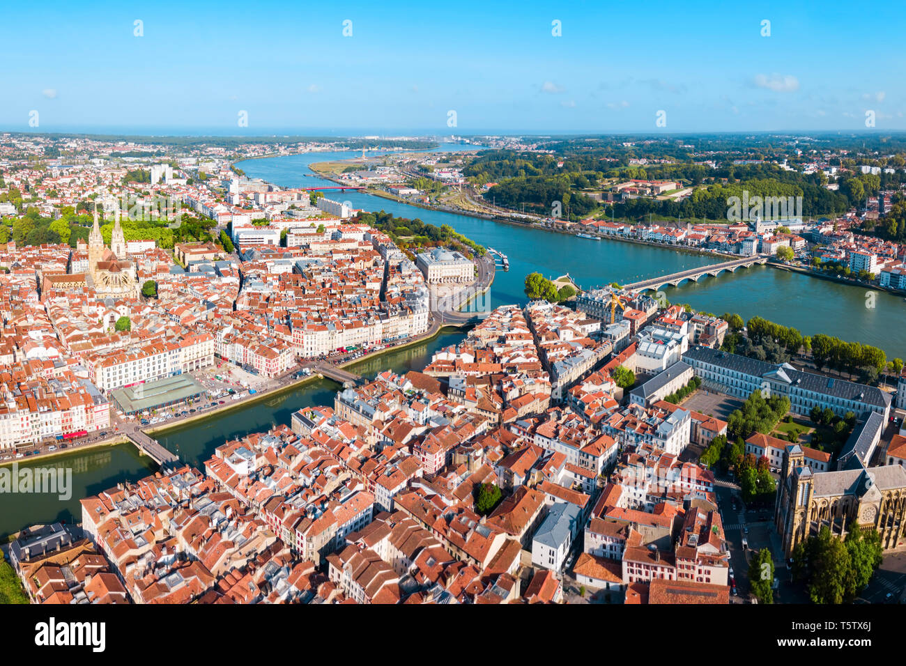 Bayonne bridge aerial hi-res stock photography and images - Alamy