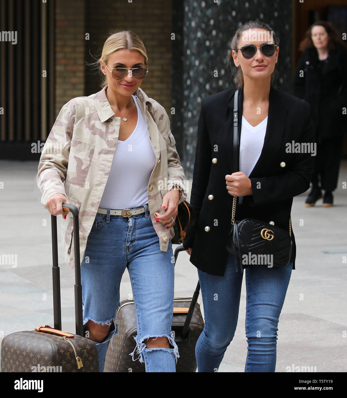 Sam and Billie Faiers outside ITV Studios Featuring: Sam Faiers, Billie  Faiers Where: London, United Kingdom When: 27 Mar 2019 Credit:  Rocky/WENN.com Stock Photo - Alamy