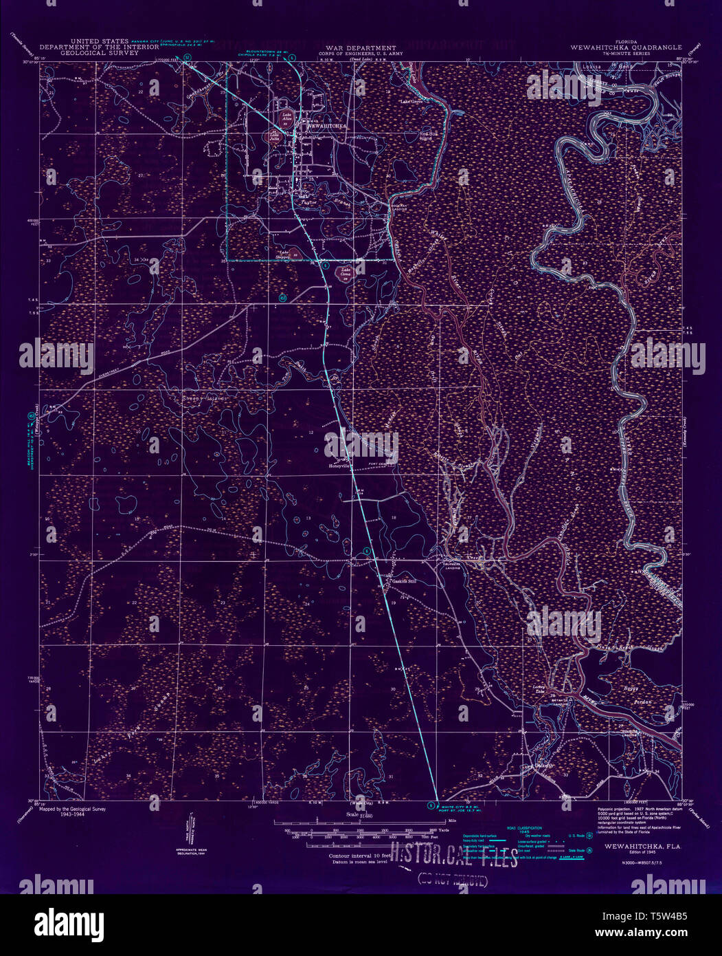 Wewahitchka florida map hires stock photography and images Alamy