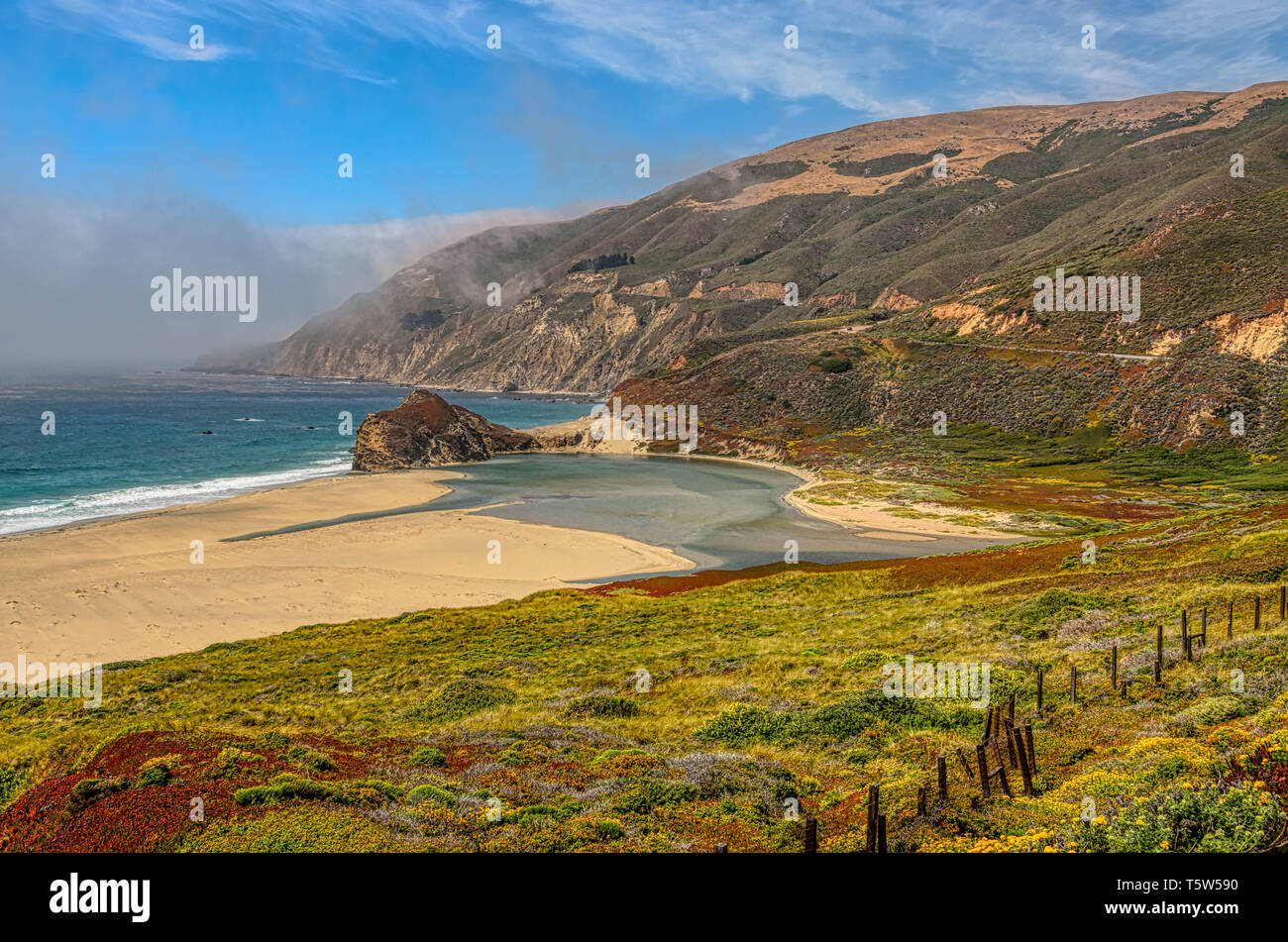 Big Sur Coast Stock Photo Alamy