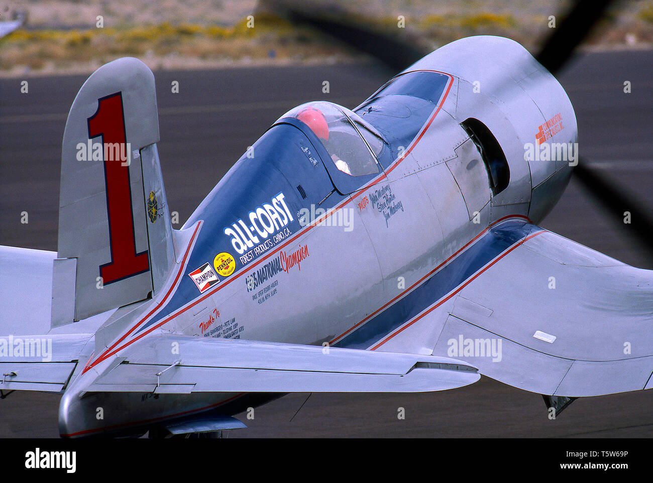 Vought Corsair Air Racer Stock Photo