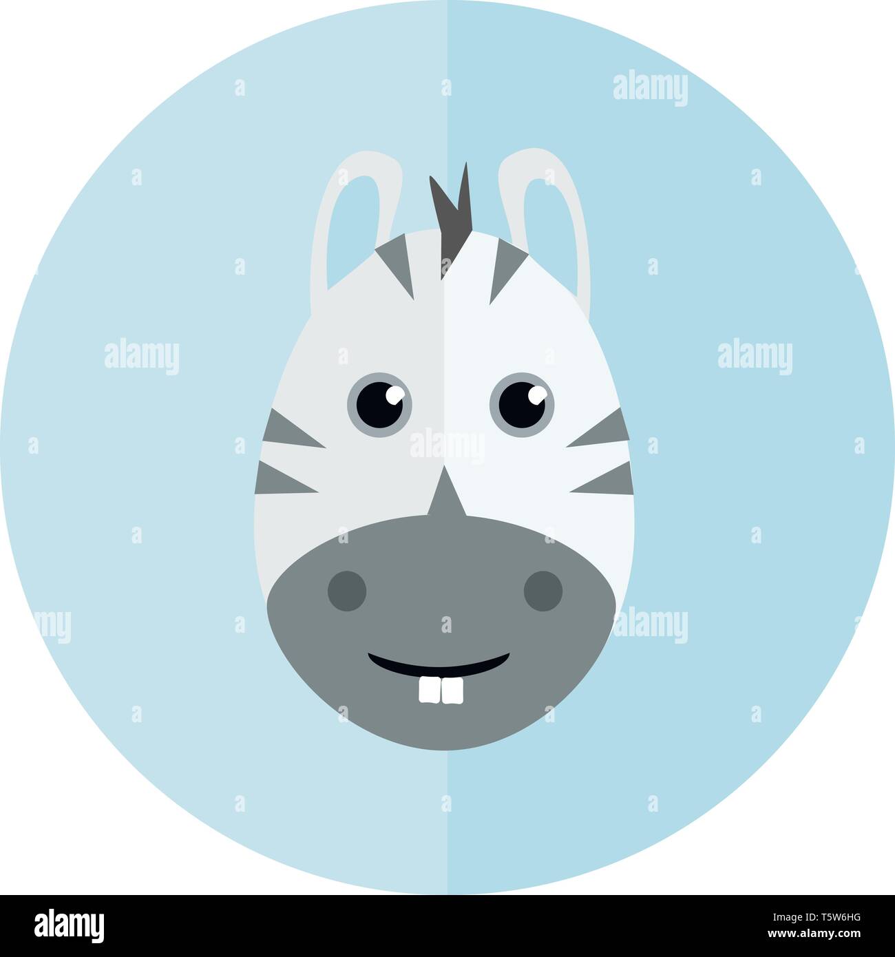 Clipart of zebra animal vector or color illustration Stock Vector Image ...