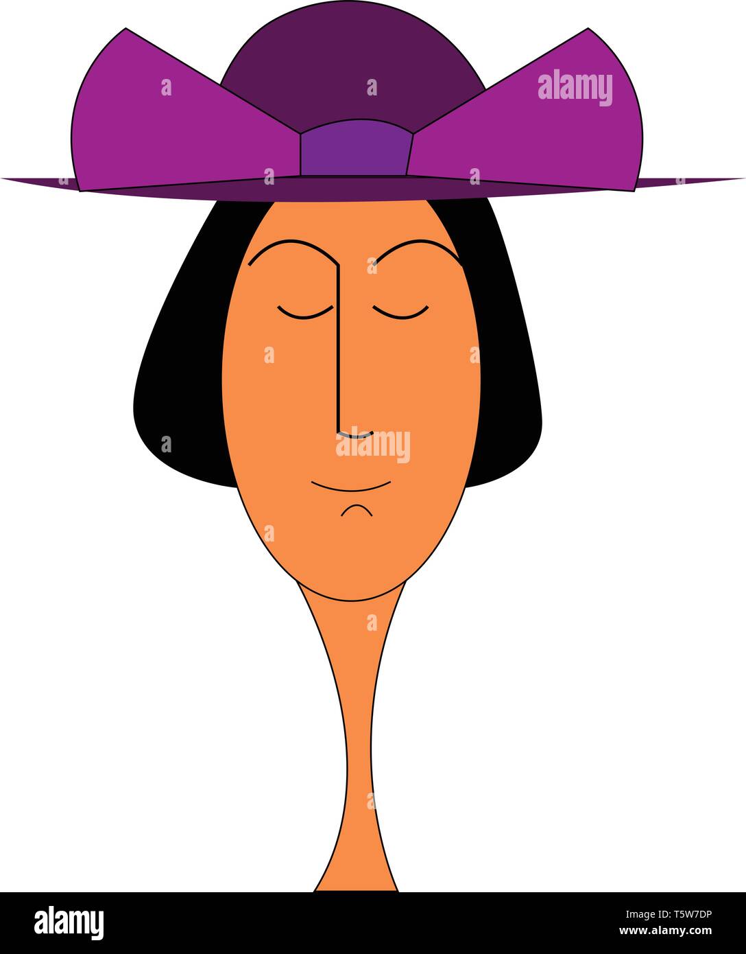 A Lady With Short Black Hair Having Her Eyes Closed Wearing A