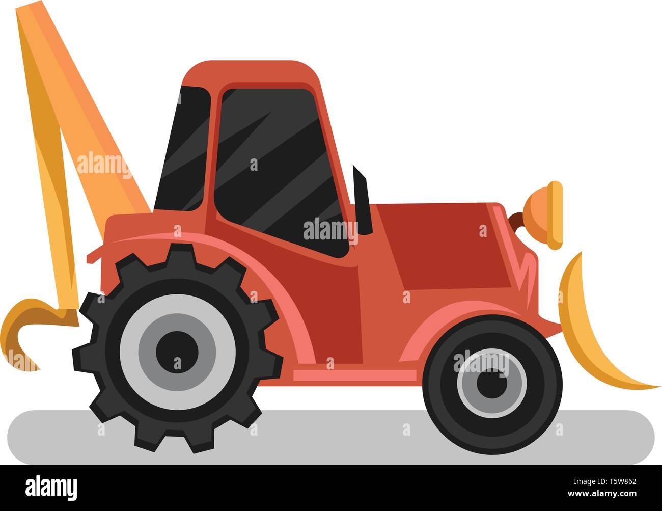 Orange loader vector illustration on white background Stock Vector ...
