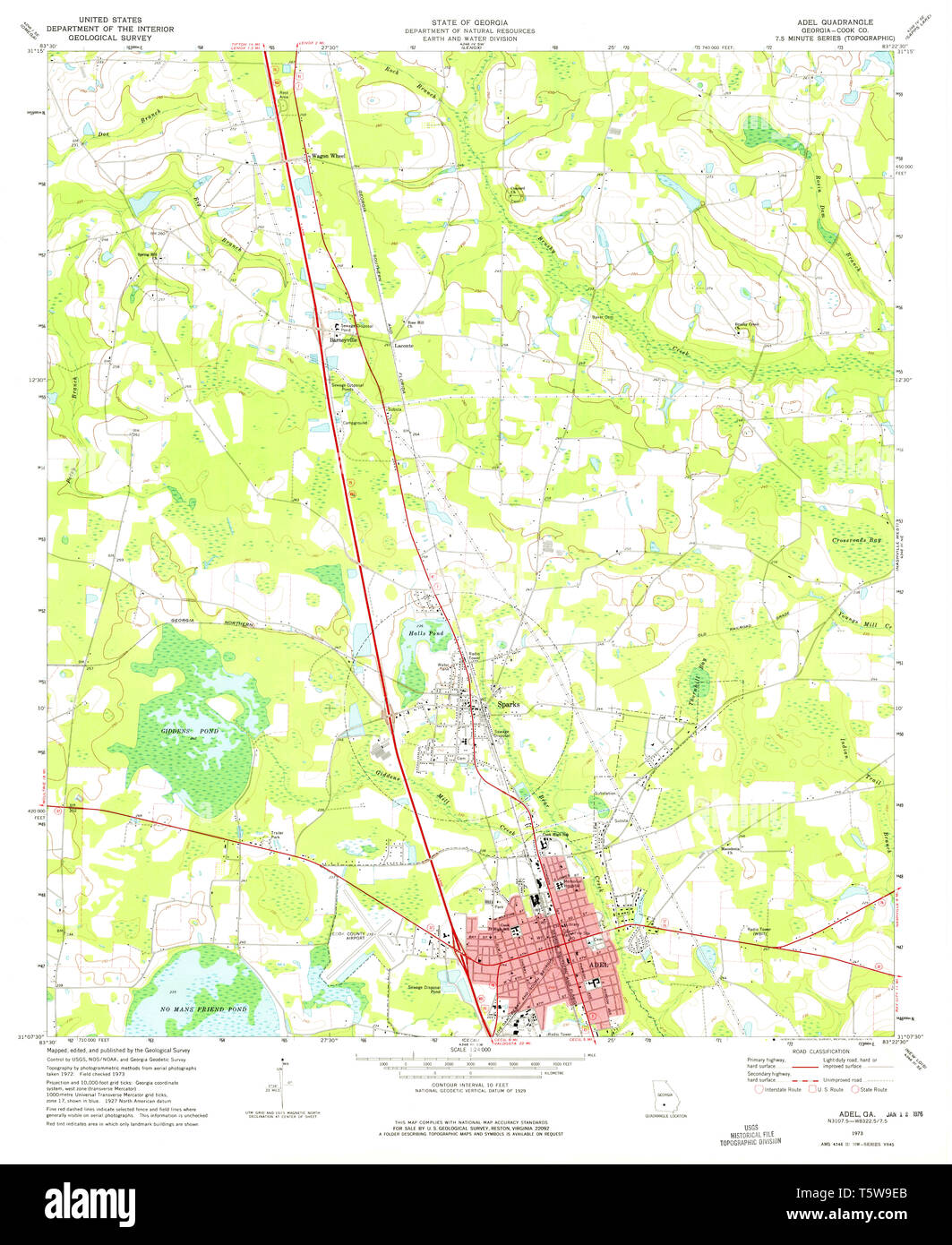 Map of adel hires stock photography and images Alamy
