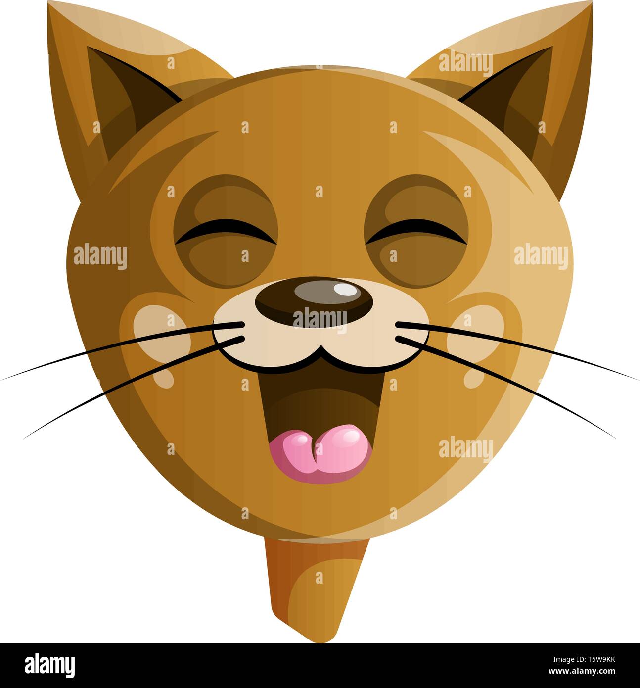 Cartoon happy cat hi-res stock photography and images - Alamy