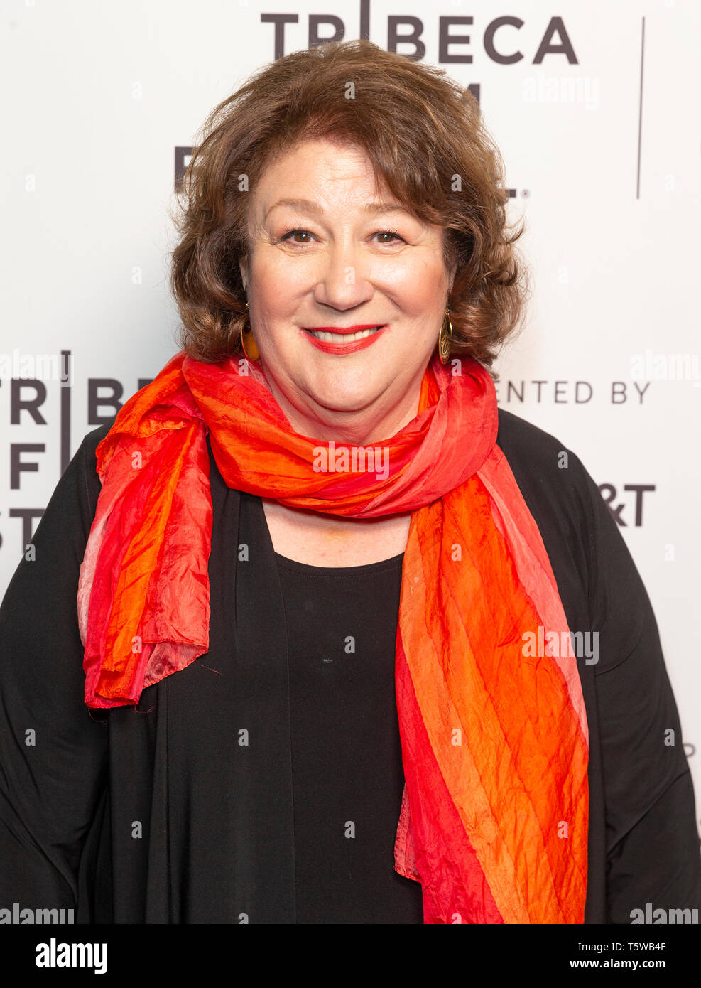 New York, NY - April 26, 2019: Margo Martindale attends the Blow The Man Down screening at Tribeca Film Festival at SVA Theatre Stock Photo