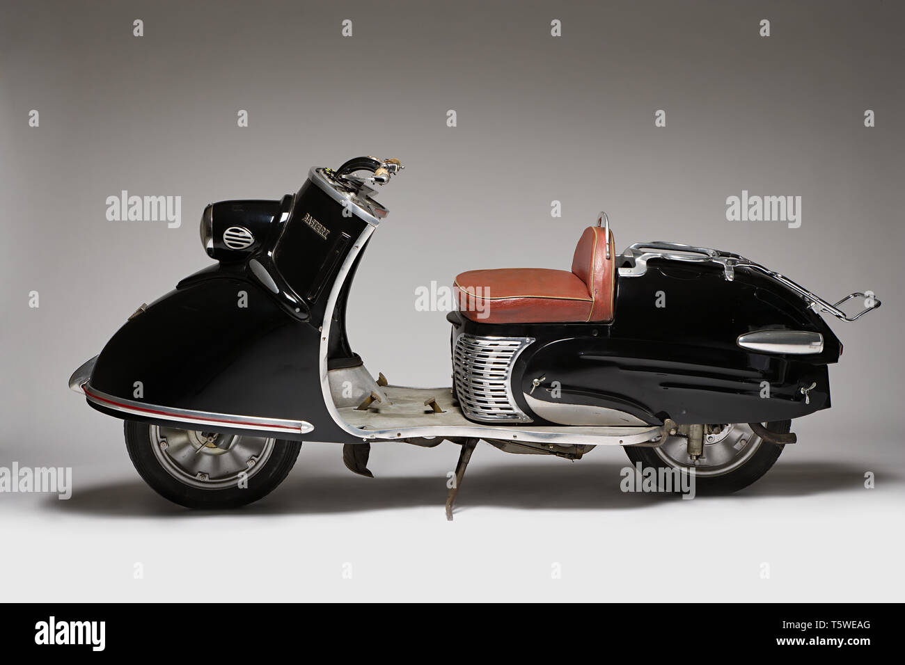 Moto d'epoca Bastert Einspurauto 175. Scooter. Marca: Gustav Bastert Werke modello: Einspurauto 175 nazione: Germania - Bielefeld anno: 19 Stock Photo