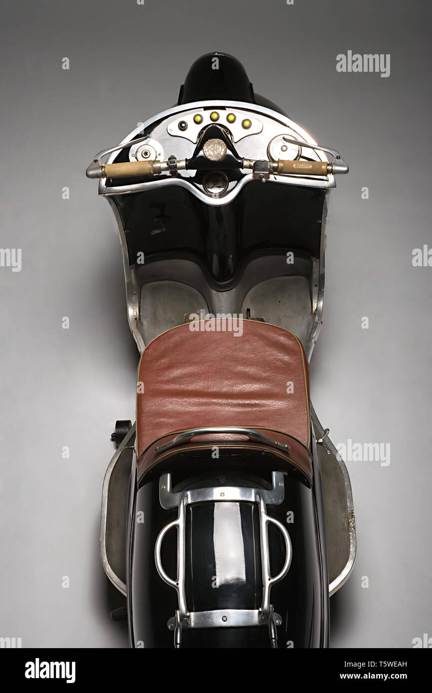 Moto d'epoca Bastert Einspurauto 175. Scooter. Marca: Gustav Bastert Werke modello: Einspurauto 175 nazione: Germania - Bielefeld anno: 19 Stock Photo