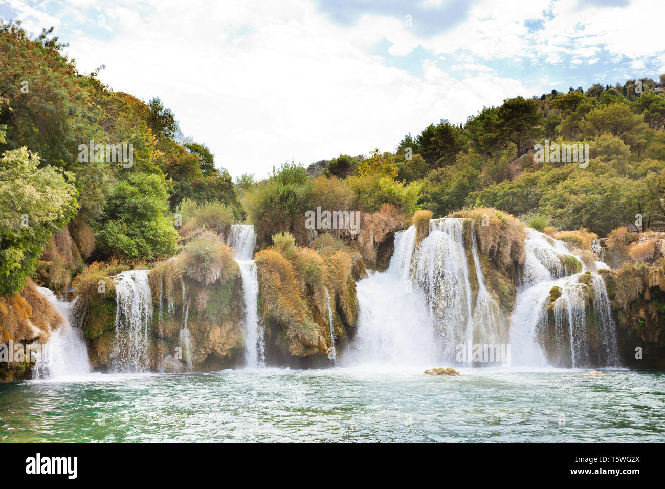 Krka, Sibenik, Croatia, Europe - Nature at its best within Krka National Park Stock Photo