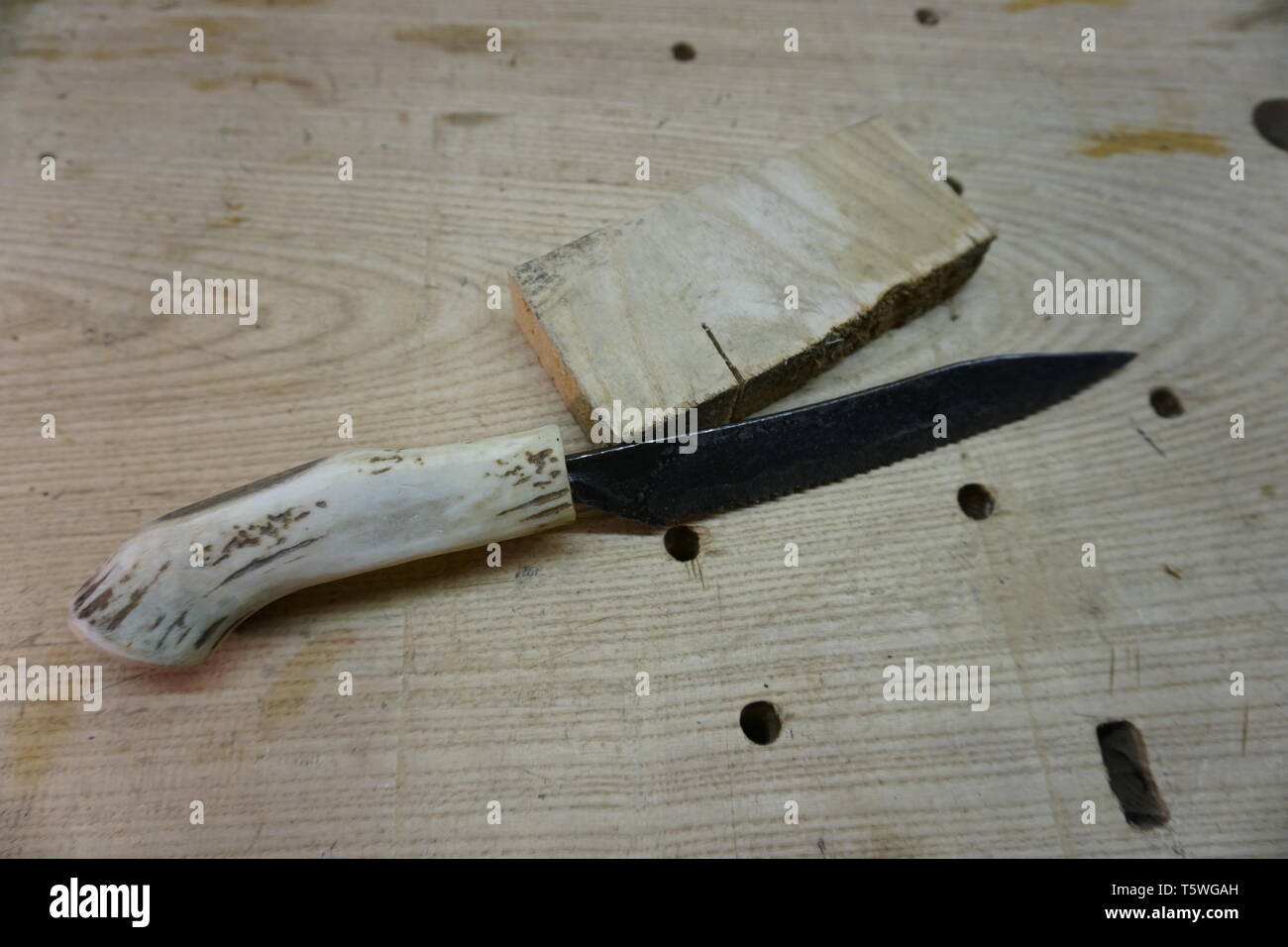 anglo saxon viking and roman period hand made saw reconstruction made by  daegrad tools Stock Photo - Alamy