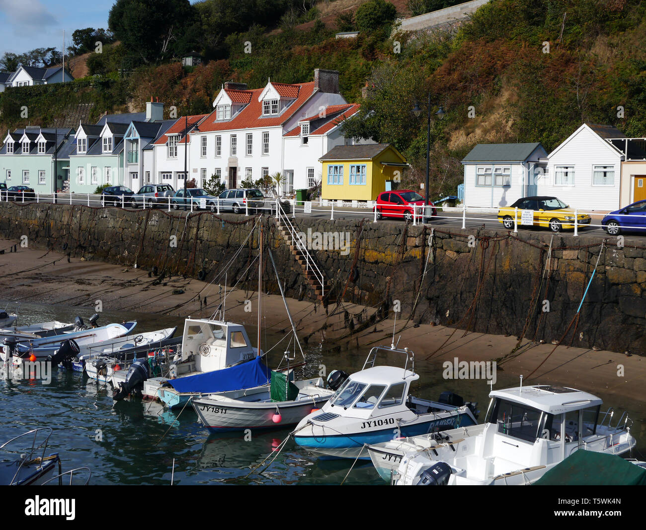 St Rozels Bay Rozel jersey channel island hi-res stock photography and images - Alamy