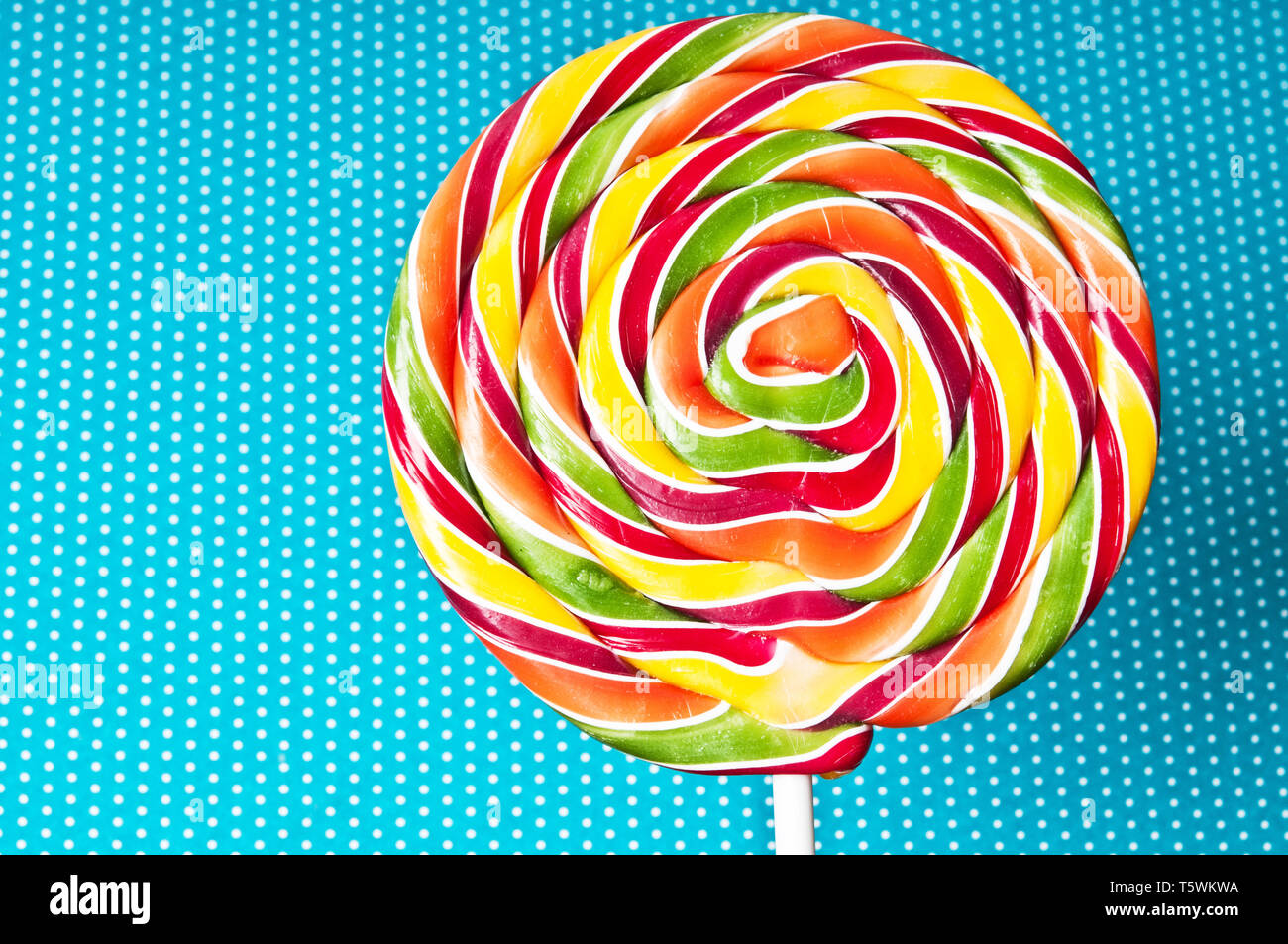 colorful lollipop Stock Photo