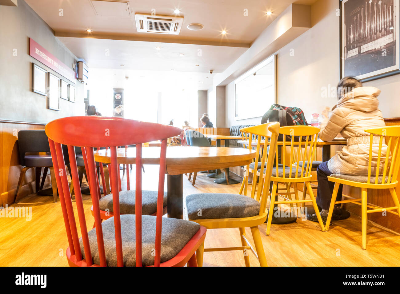 Costa Coffee Shop Interior Decor Stock Photos Costa Coffee