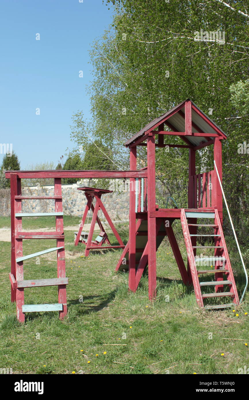 Playground for kids Stock Photo - Alamy