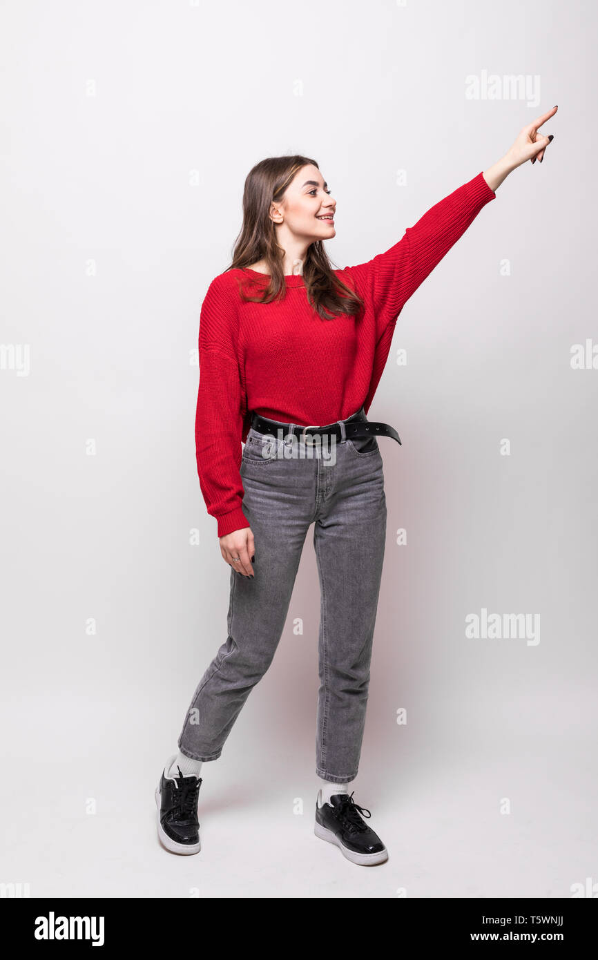 girl wearing a sweater