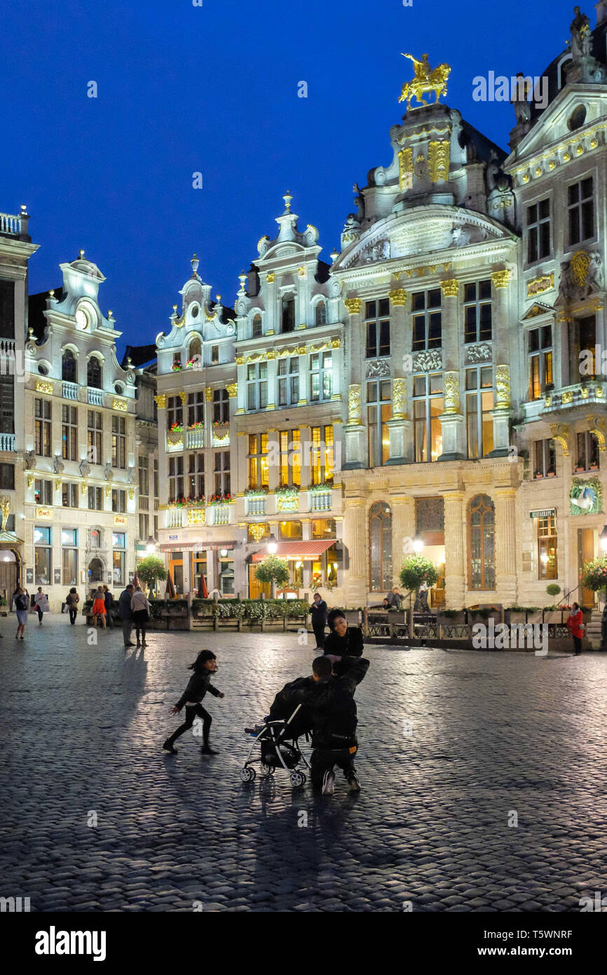 Brussels, the capital of Belgium and the EU Stock Photo
