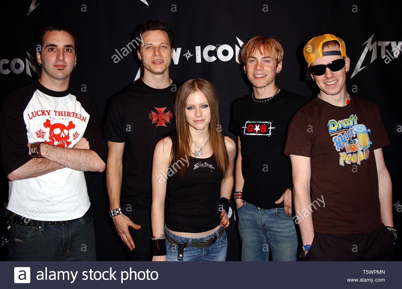 Avril Lavigne And Band High Resolution Stock Photography And Images Alamy