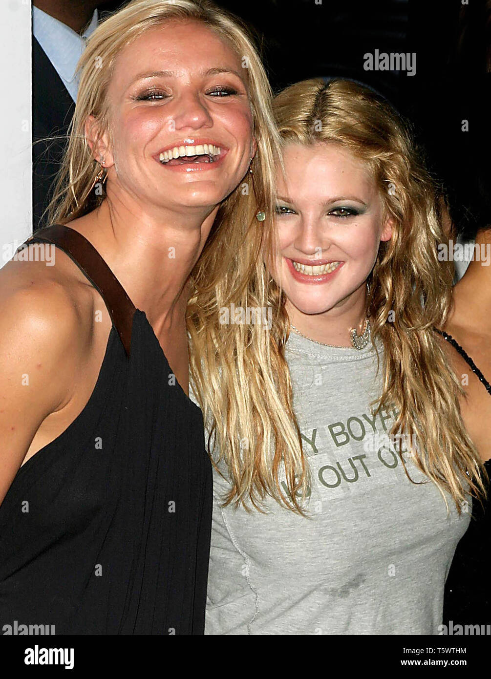 CAMERON DIAZ AND DREW BARRYMORE 2003 Screening of CharlieÕs Angels