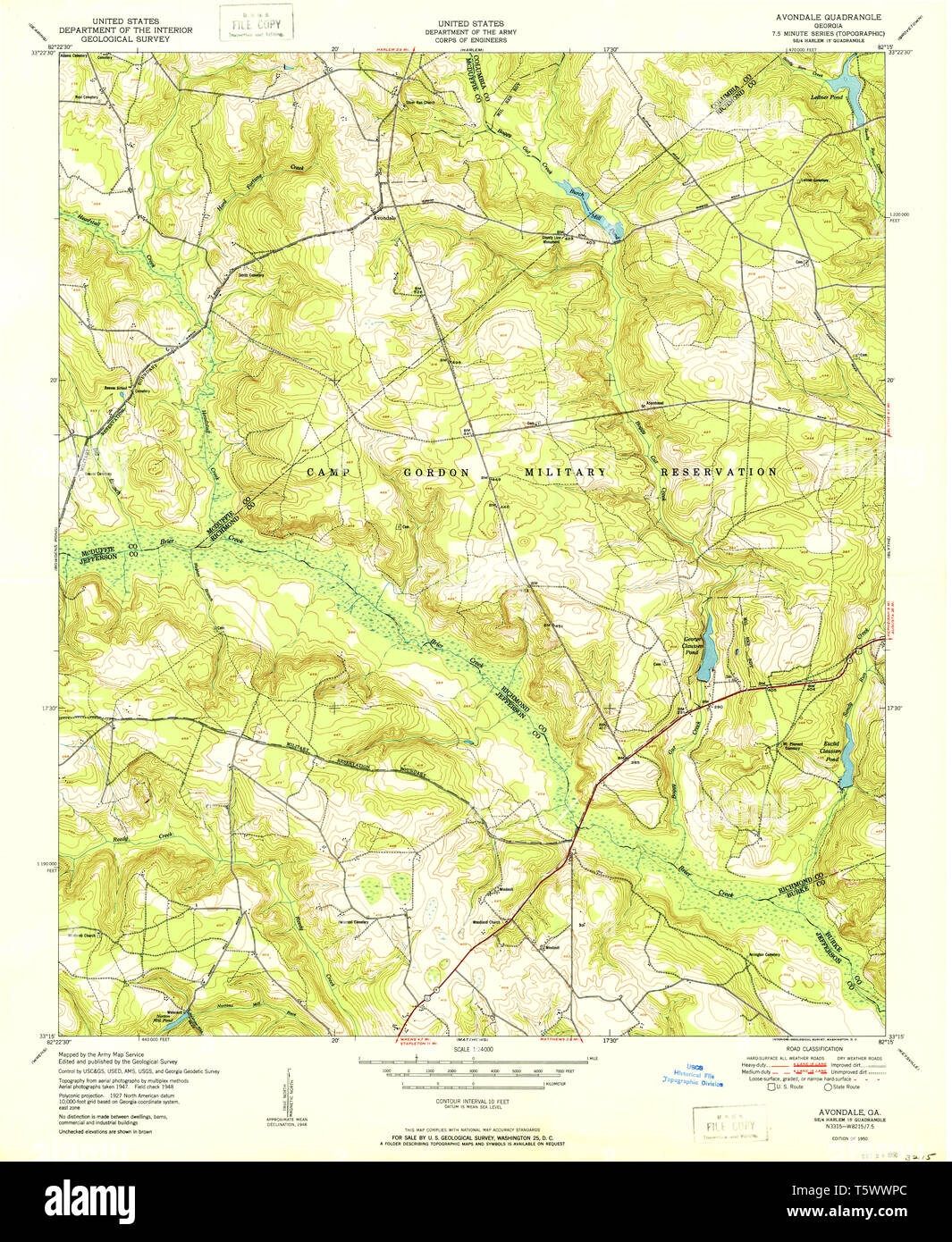 USGS Topo Map of Avondale